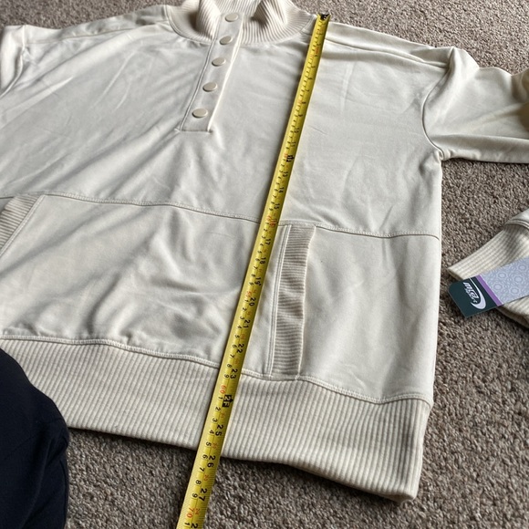 NWT Large Womens Quarter Zip Sweatshirt - Picture 8 of 8